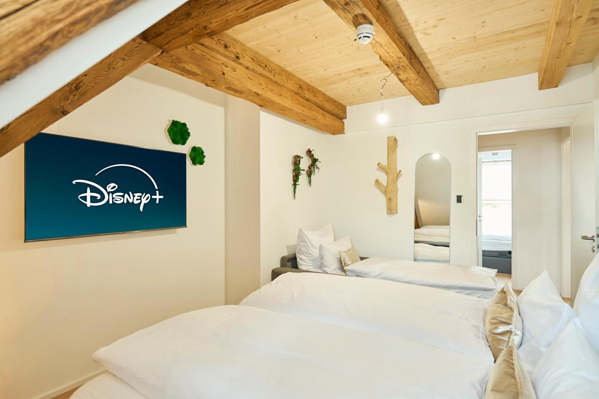 Wood World Luxury - Massage - Bergblick - Tranpolin- Parken Apartment Маркдорф Екстериор снимка